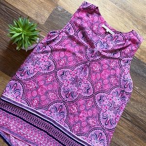 Violet & Claire Patterned Tank Top